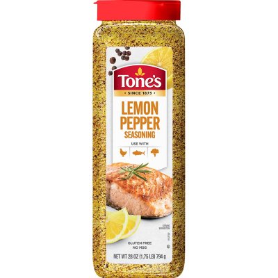 TONE'S LEMON PEPPER SEASONING TONE'S