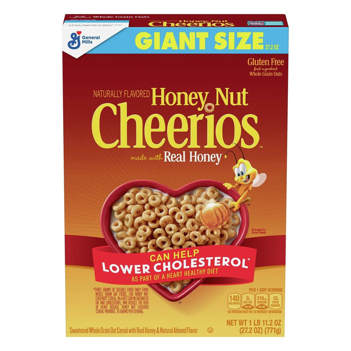 HONEY NUT CHEERIOS REAL HONEY CHEERIOS