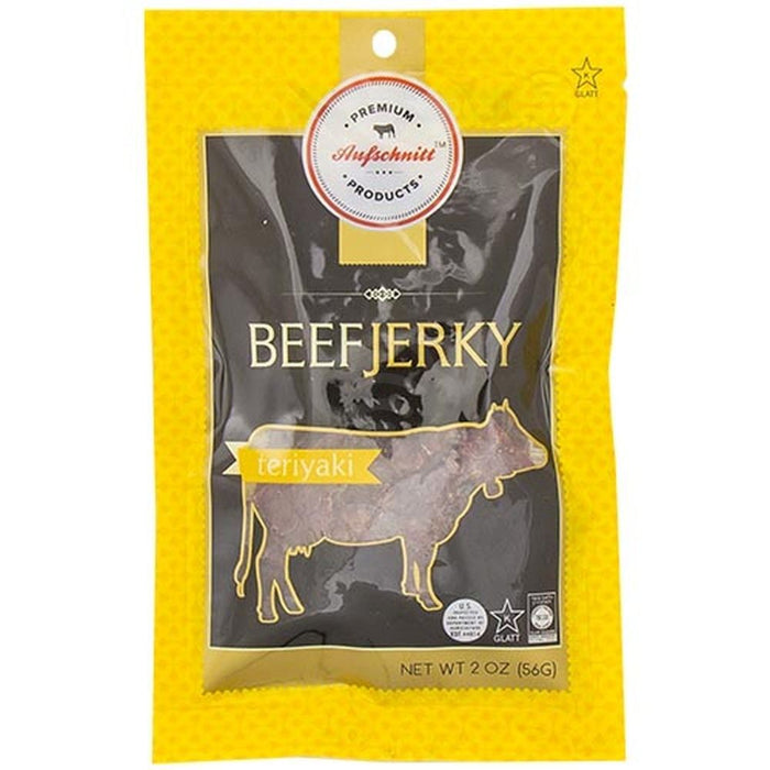 AUFSCHNITT BEEF JERKY TERIYAKI 2 OZ AUFSCHNITT