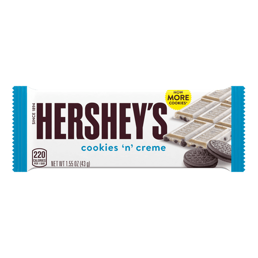 HERSHEY'S COOKIES & CREME HERSHEY'S