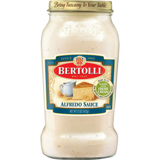 BERTOLLI  ALFREDO SAUCE WITH AGED PARMESAN CHEESE BERTOLLI