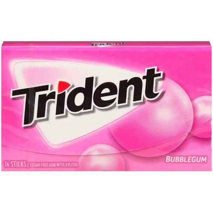 TRIDENT BUBBLEGUM 14 STICK TRIDENT