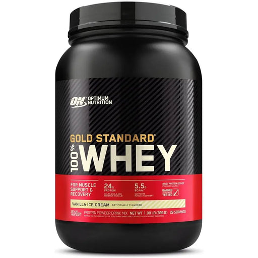 OPTIMUM NUTRITION GOLD STANDARD VANILLA ICE CREAM 28 SERVINGS OPTIMUM NUTRITION