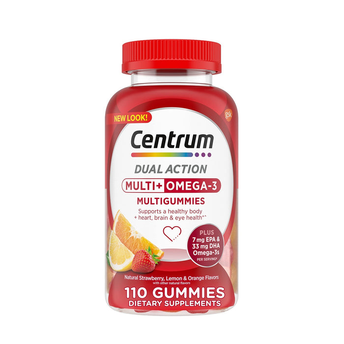 CENTRUM DUAL ACTION MULTI + OMEGA 3 CENTRUM