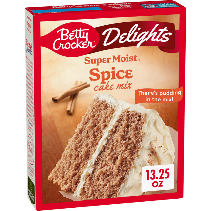 BETTY CROCKER DELIGHTS SUPER MOIST BUTTER PECAN CAKE MIX BETTY CROCKER