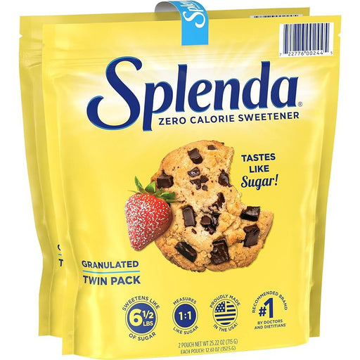 SPLENDA ZERO CALORIE GRANULATED TWIN PACK 25,22 0Z - One Stop and Shop Market