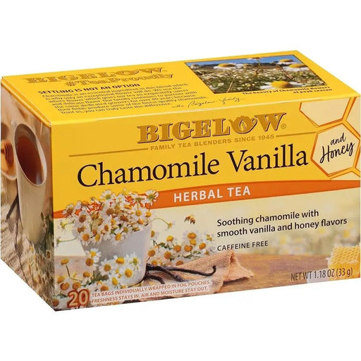 BIGELOW CHAMOMILE VANILLA HERBAL TEA BIGELOW