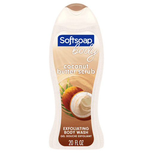 SOFTSOAP EXFOLIATING SMOOTH & SOFT COCONUT BUTTER 20 FL