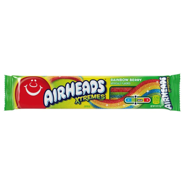 AIRHEADS XTREMES RAINBOW BERRY 2 OZ AIRHEADS