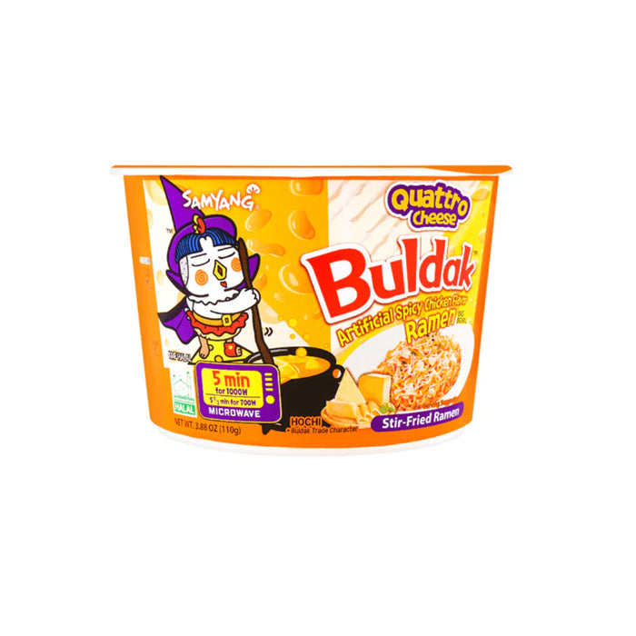 BULDAK RAMEN QUATTRO CHEESE BOWL 3.88 OZ BULDAK