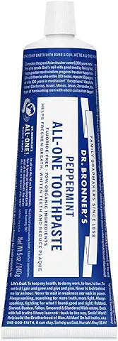 DR BRONNER'S PEPPERMINT ALL-ONE TOOTHPASTE 5 OZ DR BRONNER'S