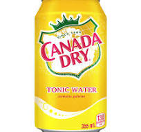 CANADA DRY TONIC WATER CONTAIN QUININE 12 OZ CANADA DRY