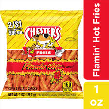 CHESTER'S FRIES FLAMIN HOT 1 OZ CHESTER'S