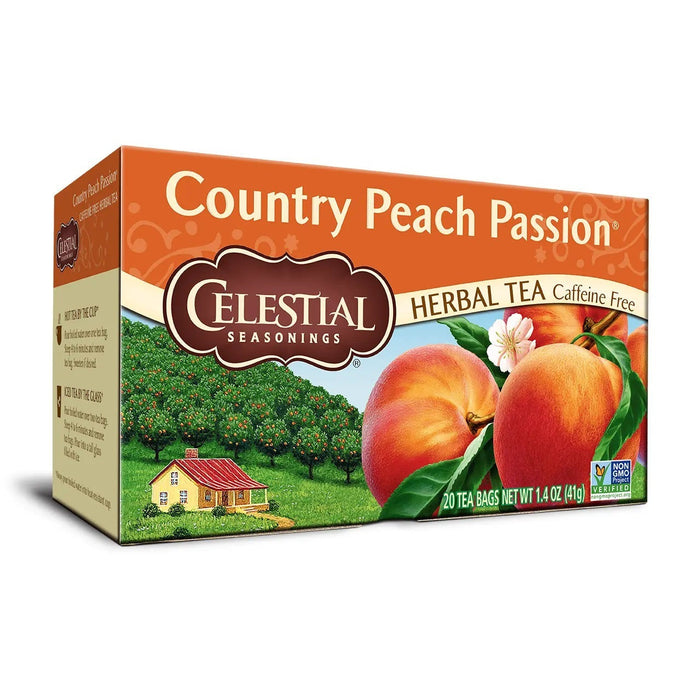 CELESTIAL SEASONINGS COUNTRY PEACH PASSION CELESTIAL SEASONINGS