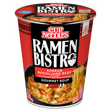 NISSIN CUP RAMEN BISTRO SICHUAN GARLIC CHICKEN 3.1 OZ NISSIN