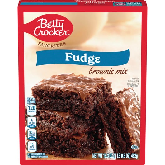 BETTY CROCKER FUDGE BROWNIE BETTY CROCKER