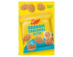 EGGO GRAHAM CRACKERS VANILLA 1 OZ EGGO GRAHAM