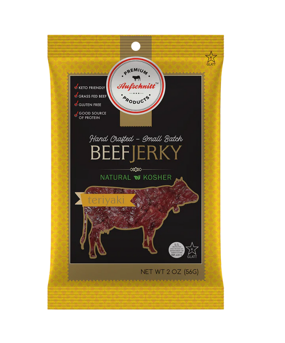 AUFSCHNITT BEEF JERKY TERIYAKI 2 OZ AUFSCHNITT