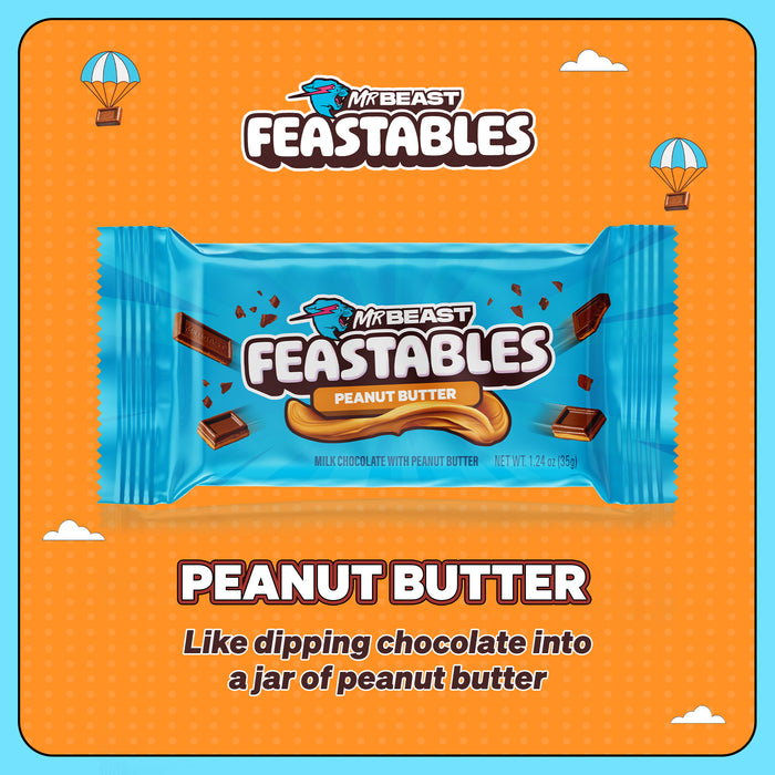 MR BEAST FEASTABLES PEANUT BUTTER 1.24 OZ MRBEAST