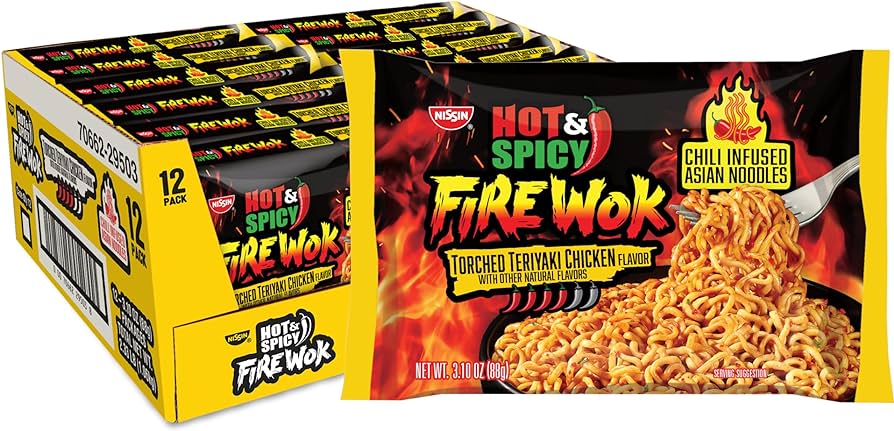 FIREWOK TORCHED TERIYAKT CHICKEN FLAVOR HOT&SPICY 3.10 OZ BULDAK