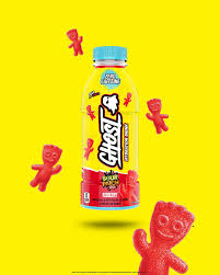 GHOST HYDRATATION SOUR PATCH REDBERRY  16.9 FL  OZ GHOST