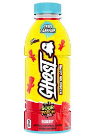 GHOST HYDRATATION SOUR PATCH REDBERRY  16.9 FL  OZ GHOST