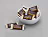 HERSEY'S ZERO SUGAR CHOCOLATE CANDY WITH ALMOND 5,1 OZ HERSHEY'S