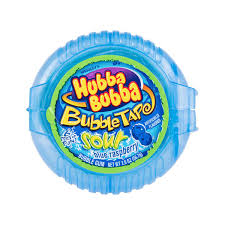 HUBBA BUBBA BUBBLE TAP SOUR BLUE RASPBERRY 2 OZ HUBBA BUBBA
