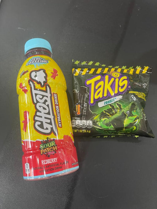 GHOST SOUR PATCH REDBERRY + TAKIS ZOMBIE 1 OZ PROMO