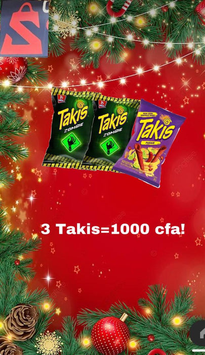 3 TAKIS 1 OZ - 1000 F PROMO