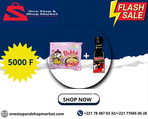 Buldak Hot Sauce Original + BULDAK CARBONARA PACK BULDAK