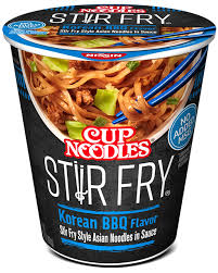 CUP NOODLES STIIR FRY KOREAN BBQ 2.69 OZ NISSIN