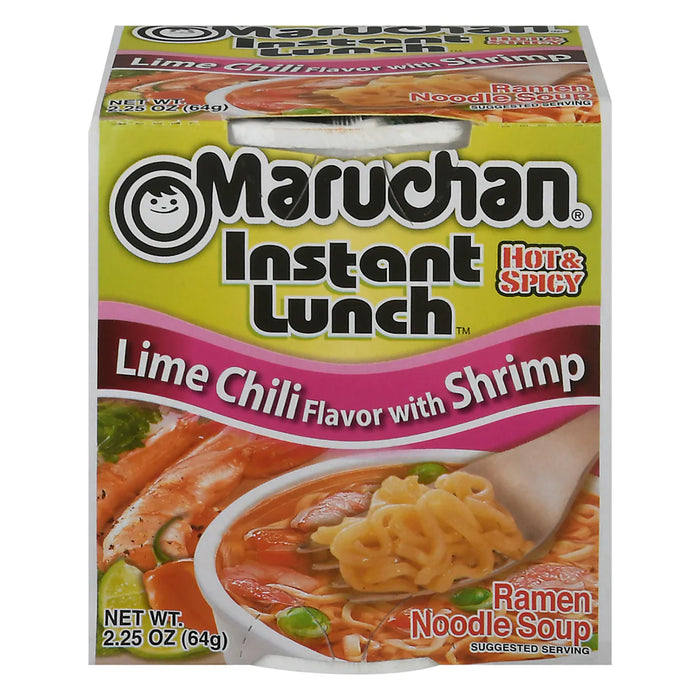 MARUCHAN INSTANT LUNCH LIME CHILI FLAVOR WITH SHRIMP MARUCHAN