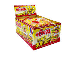 EFRUTTI MINI BURGER GUMMI CANDY 9g EFRUTTI