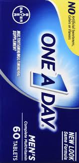 ONE A DAY MEN'S MULTIVITAMIN 100 TABLETS ONE A DAY