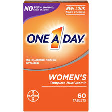 ONE A DAY WOMEN'S MULTIVITAMIN 60 TABLETS ONE A DAY