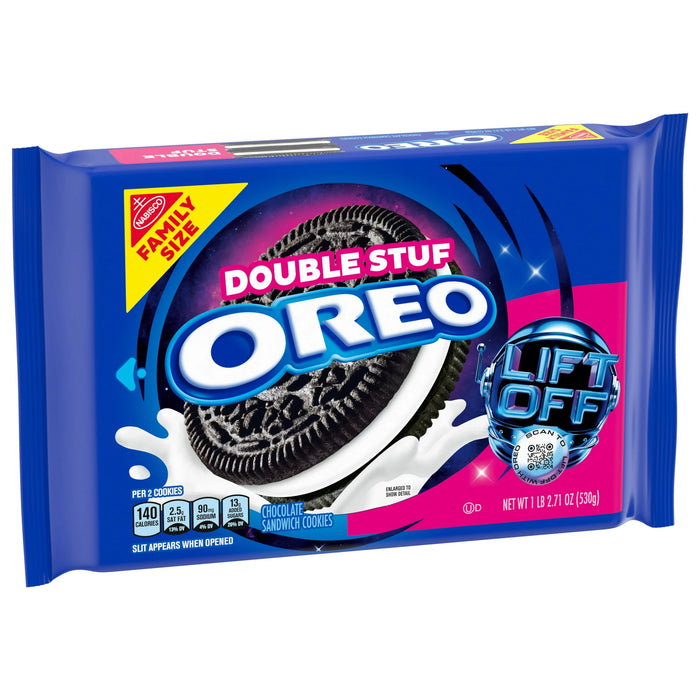 OREO DOUBLE STUFF CHOCOLATE SANDWICH COOKIES OREO