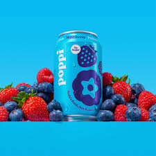 POPPI PREBIOTIC SODA WILD BERRY 12 OZ POPPI