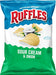 RUFFLES SOUR CREAM  & ONION 1 OZ FRITOLAY