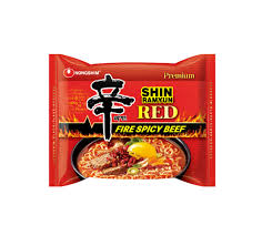 NONGSHIM SHIN RAMYUN RED FIERY SPICY BEEF 4.4 OZ NONGSHIM