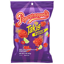 POPCORNOPOLIS TAKIS FUEGO 1 OZ TAKIS