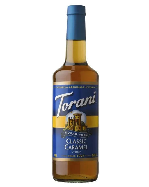 TORANI SUGAR FREE CLASSIC CARAMEL SYRUP 12.7 FL OZ HERSHEY'S