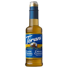 TORANI SUGAR FREE CLASSIC CARAMEL SYRUP 12.7 FL OZ HERSHEY'S