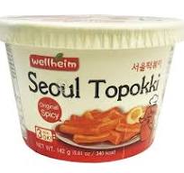 WELLHEIM SEOUL TOPOKKI SPICY CARBONARA 4.94 OZ NONGSHIM TAEKYUNG