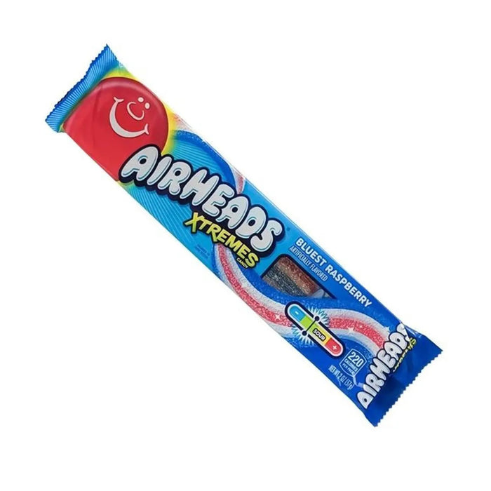 AIRHEADS XTREMES BLUEST RASPBERRY 2 OZ AIRHEADS