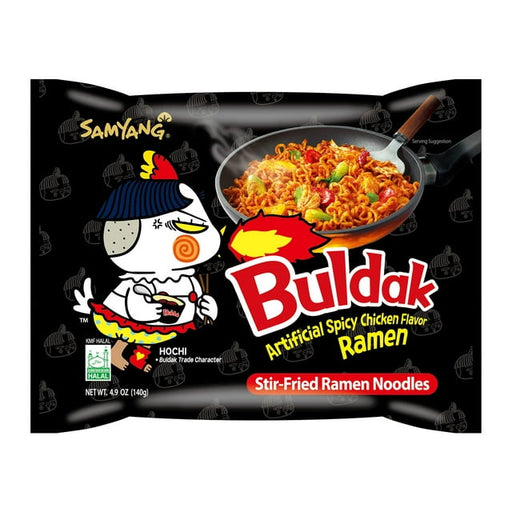 ARTIFICIAL SPICY CHICKEN FLAVOR RAMEN 3.70 OZ BULDAK