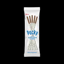 GLICO POCKY COOKIES CREAM COVERED BISCUIT STICKS 1.41 OZ POUCH GLICO