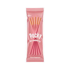 GLICO POCKY STRAWBERRY CREAM 1.41 OZ POUCH GLICO