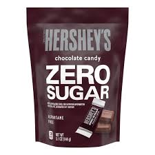 HERSHEY'S ZERO SUGAR CHOCOLATE CANDY  5.1 OZ HERSHEY'S