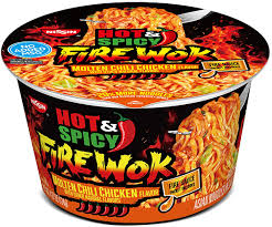 HOT & SPICY FIRE WOK MOLTEN CHILI CHICKEN 4.37 OZ NISSIN